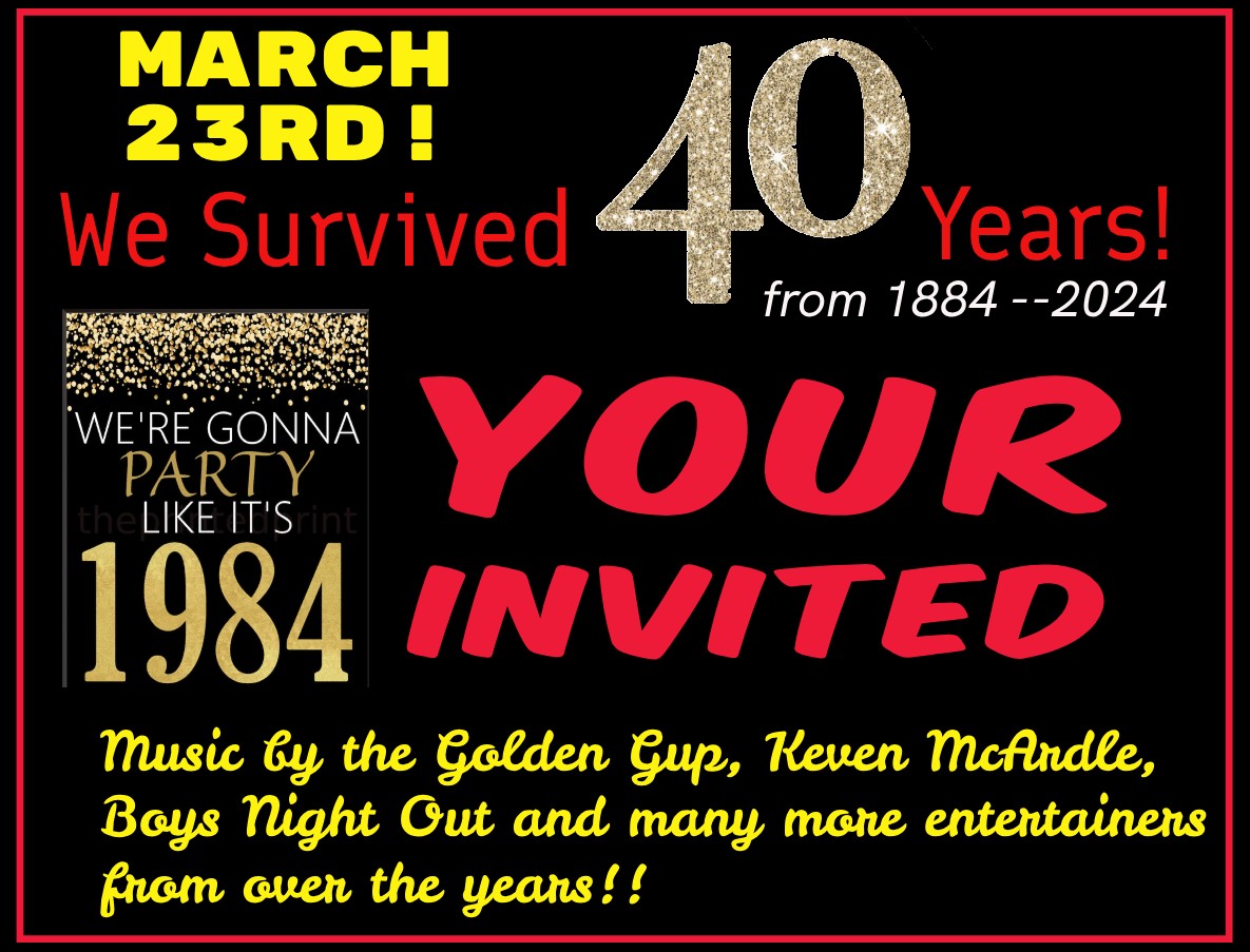 Join us for our 40th Anniversary Party